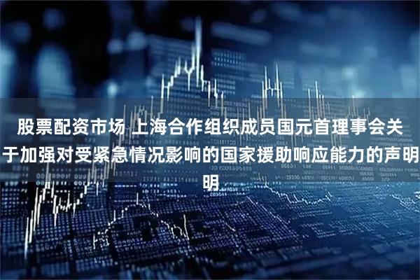 股票配资市场 上海合作组织成员国元首理事会关于加强对受紧急情况影响的国家援助响应能力的声明